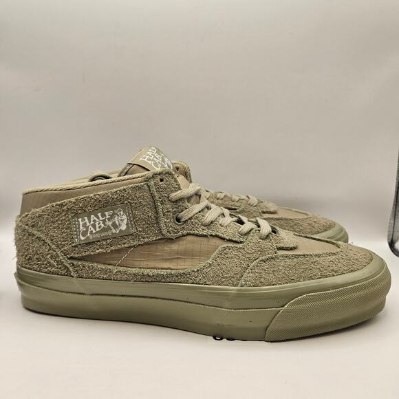 VANS OTW HALF CAB MEN\'S 10.5 REISSUE 33 TAN GREEN RARE NWOB